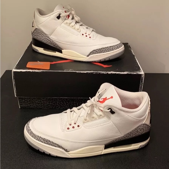 Jordan Other - Air Jordan 3 Retro White Cement Black Reimagined Men’s Size 14 DN3707-100